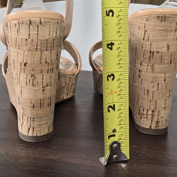 Circus By Sam Edelman Raquel Cork Wedge Sandals Women's Size 10M - Picture 10 of 12